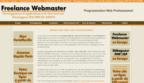 Freelance Webmaster